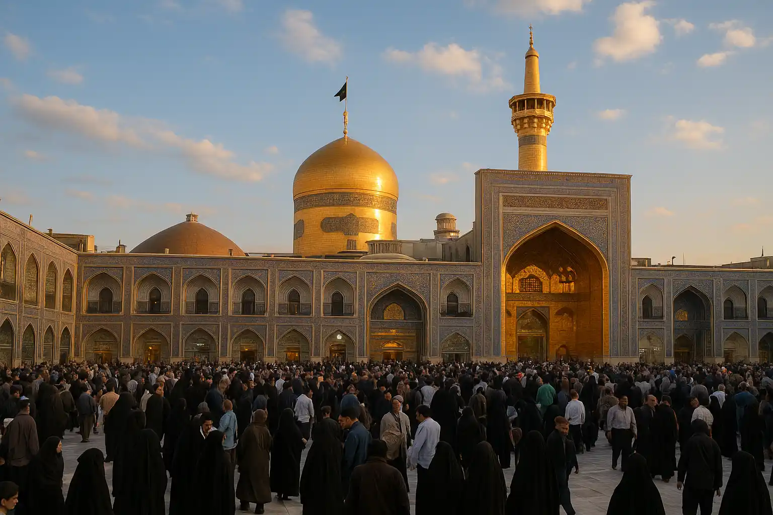 شلوغ ترین زمان سفر به مشهد
